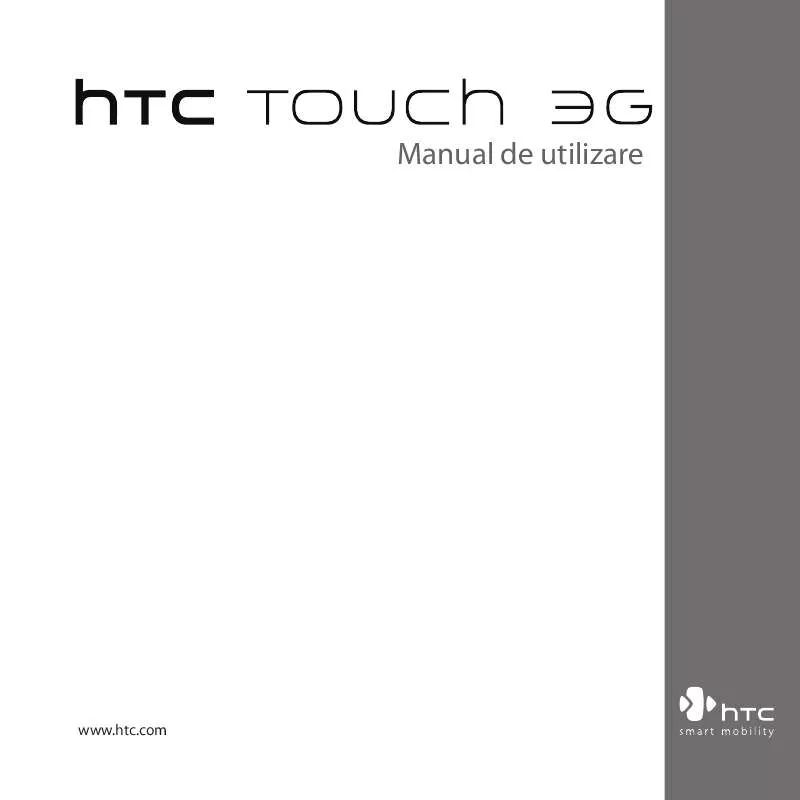 Mode d'emploi HTC TOUCH 3G