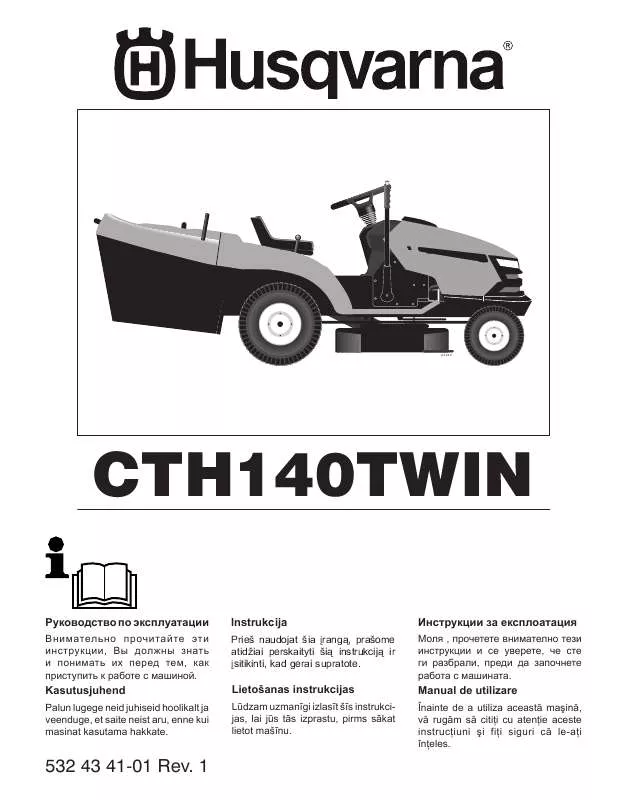 Mode d'emploi HUSQVARNA CTH140TWIN