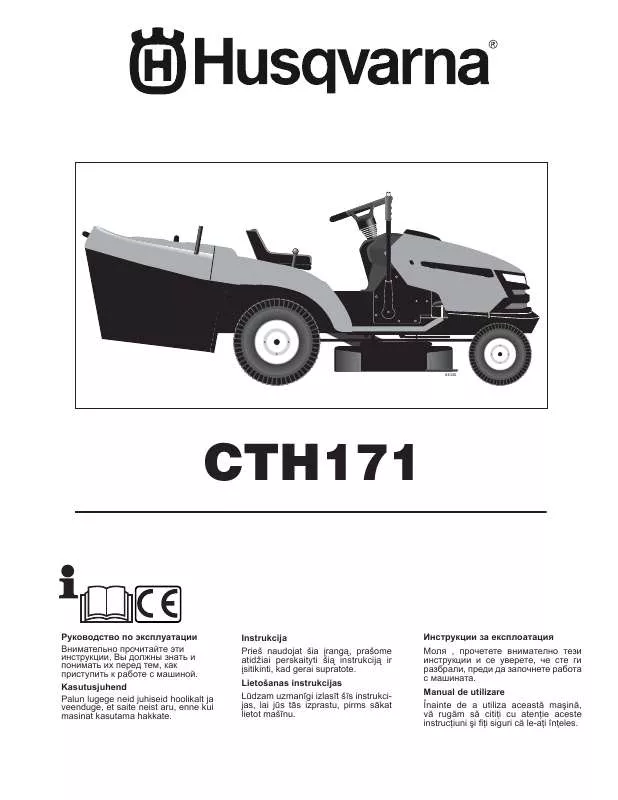 Mode d'emploi HUSQVARNA CTH171