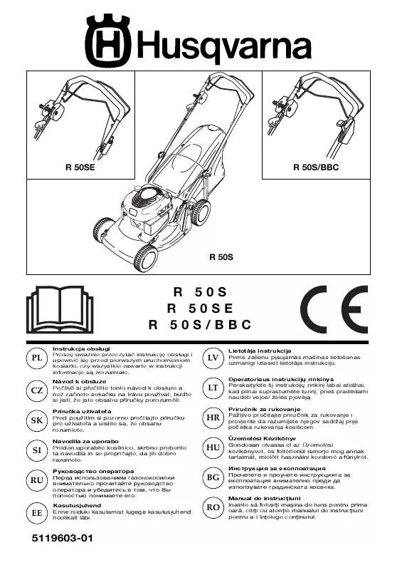 Mode d'emploi HUSQVARNA R50S BBC