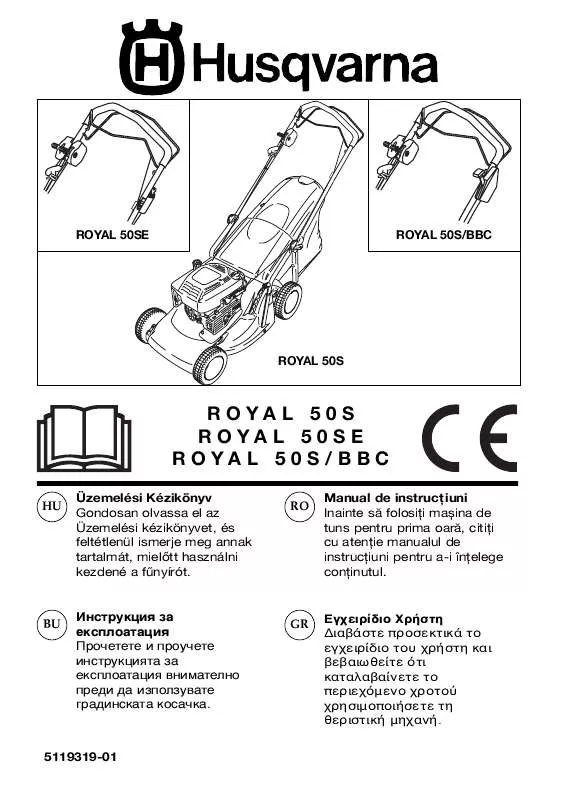 Mode d'emploi HUSQVARNA ROYAL 50 S BBC