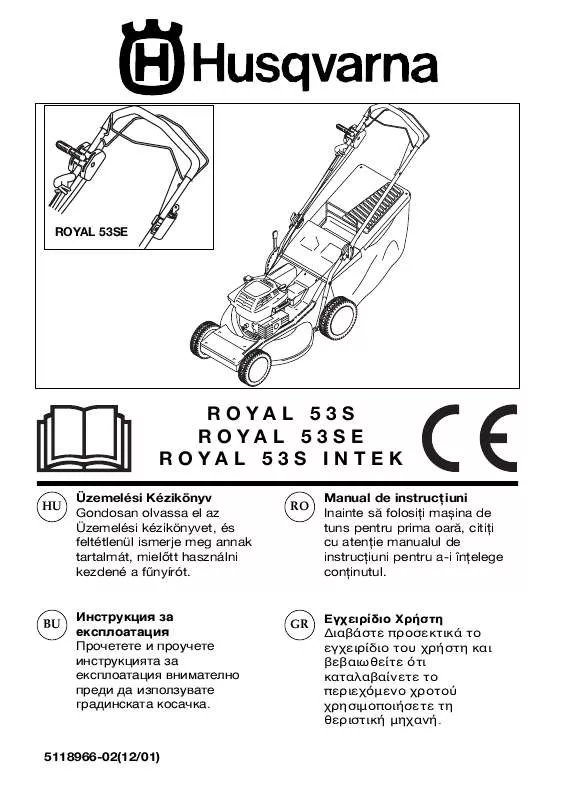 Mode d'emploi HUSQVARNA ROYAL 53 S INTEK