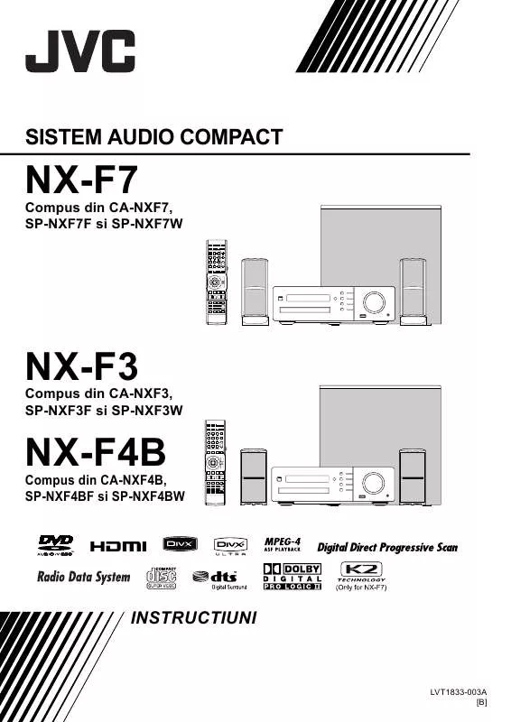 Mode d'emploi JVC NX-F4B