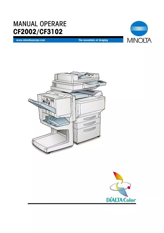 Mode d'emploi KONICA MINOLTA CF3102