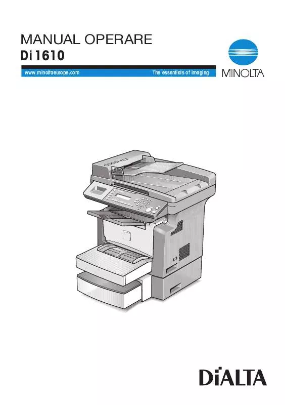 Mode d'emploi KONICA MINOLTA DI1610