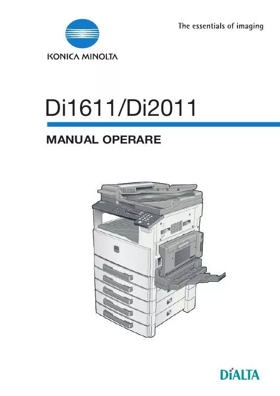 Mode d'emploi KONICA MINOLTA DI1611