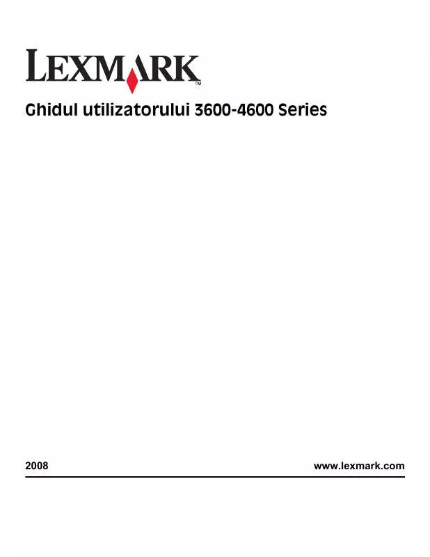 Mode d'emploi LEXMARK X3650