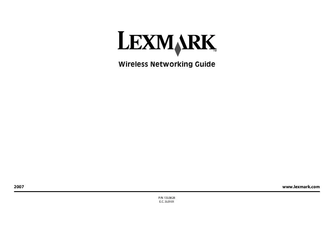 Mode d'emploi LEXMARK X4650