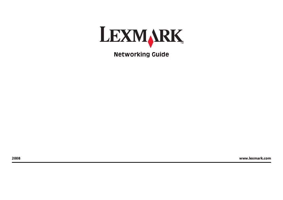 Mode d'emploi LEXMARK X4975