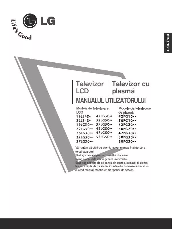 Mode d'emploi LG 32LG5020