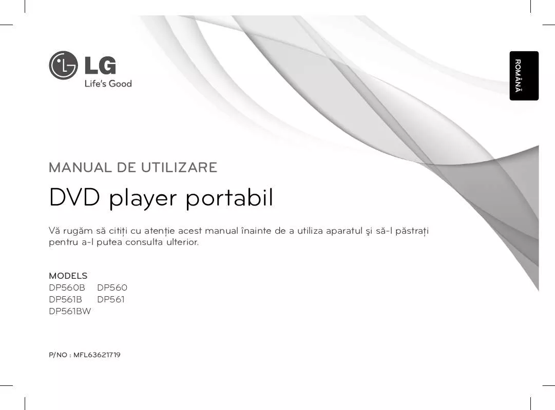 Mode d'emploi LG DP-561B