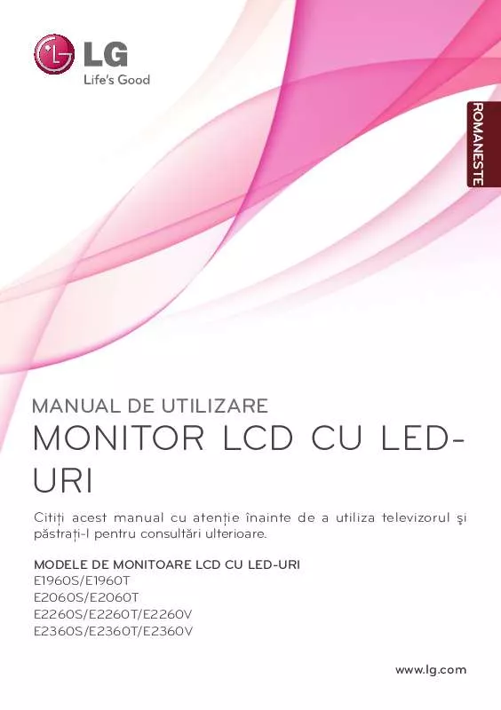 Mode d'emploi LG E2260S