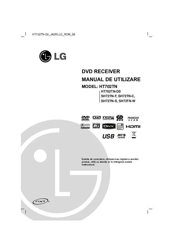 Mode d'emploi LG HT702TN