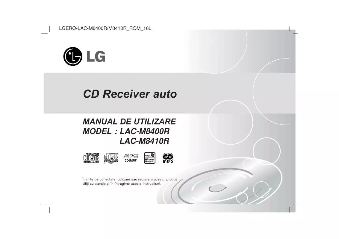 Mode d'emploi LG LAC-M8410R