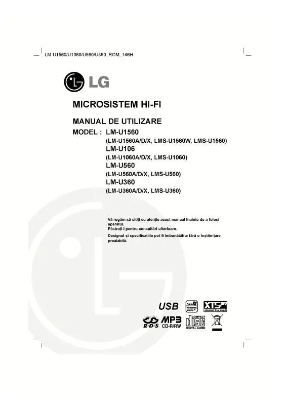 Mode d'emploi LG LM-U360D