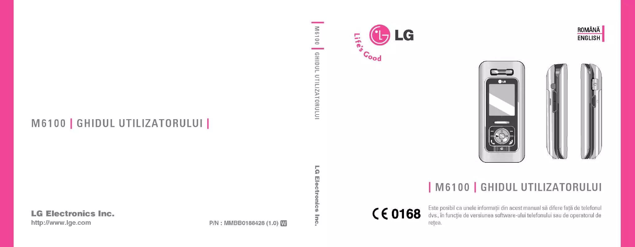 Mode d'emploi LG M6100