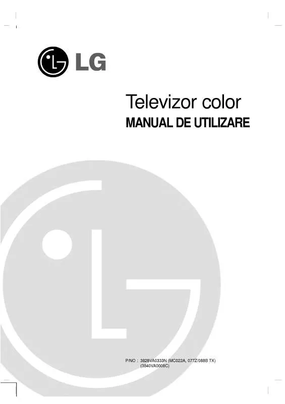 Mode d'emploi LG RE-28CB80RX