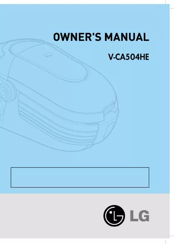 Mode d'emploi LG V-CA504HE