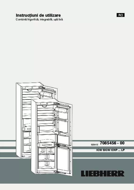 Mode d'emploi LIEBHERR SICN 3356 PREMIUM NOFROST