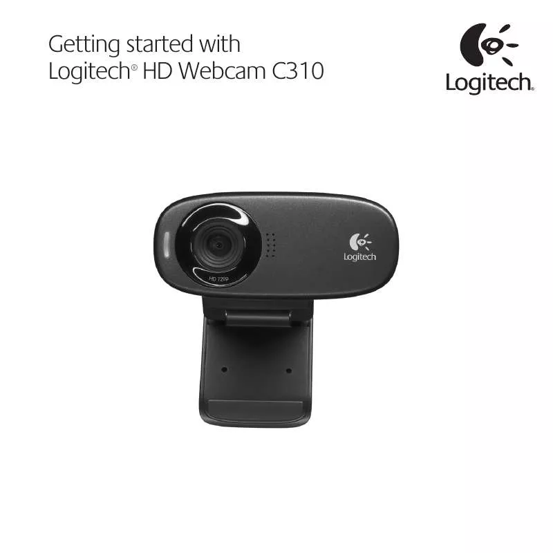 Mode d'emploi LOGITECH C310