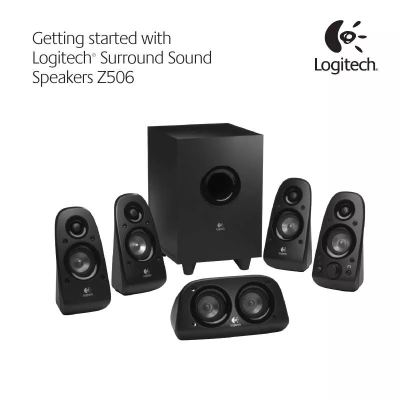 Mode d'emploi LOGITECH Z506