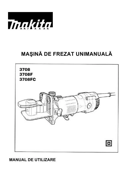 Mode d'emploi MAKITA 3708F