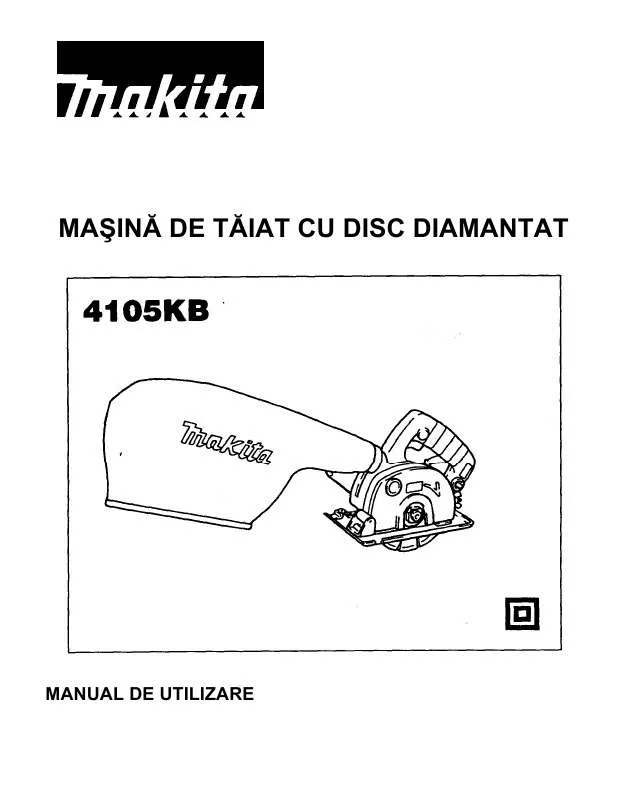 Mode d'emploi MAKITA 4105KB