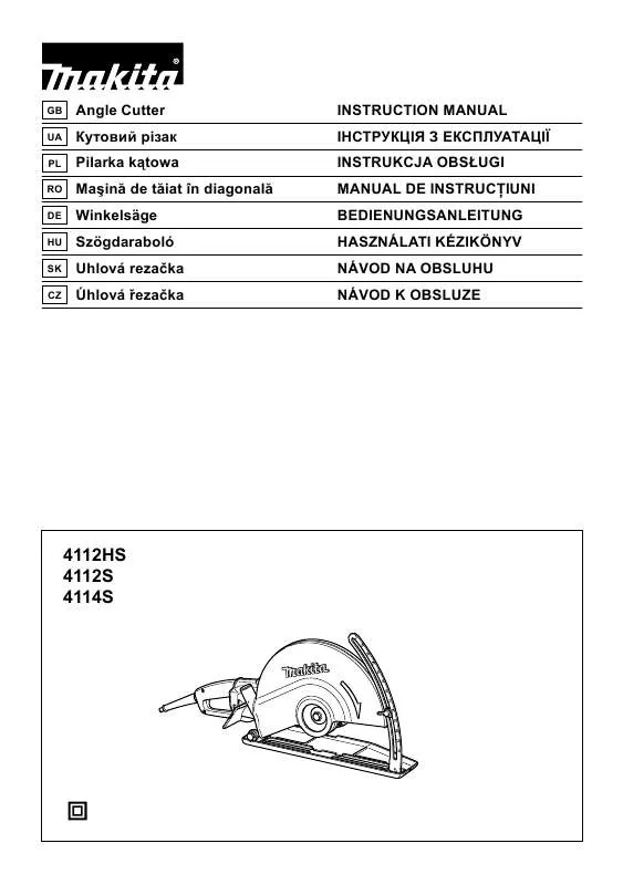 Mode d'emploi MAKITA 4112HS