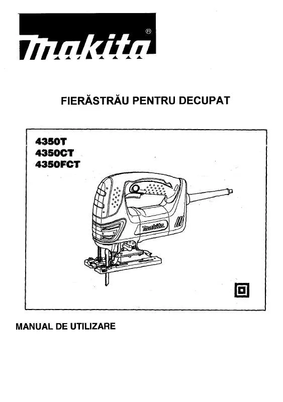 Mode d'emploi MAKITA 4350T