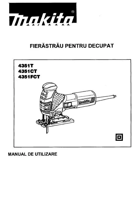 Mode d'emploi MAKITA 4351CT