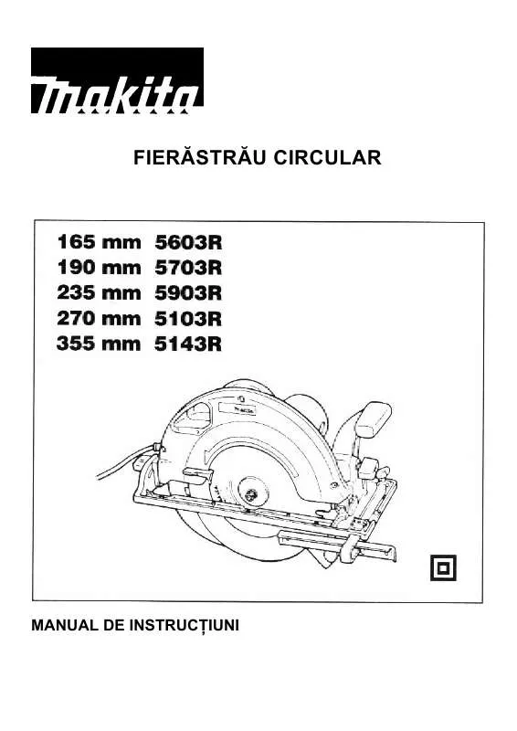 Mode d'emploi MAKITA 5103R