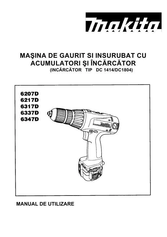 Mode d'emploi MAKITA 6337D