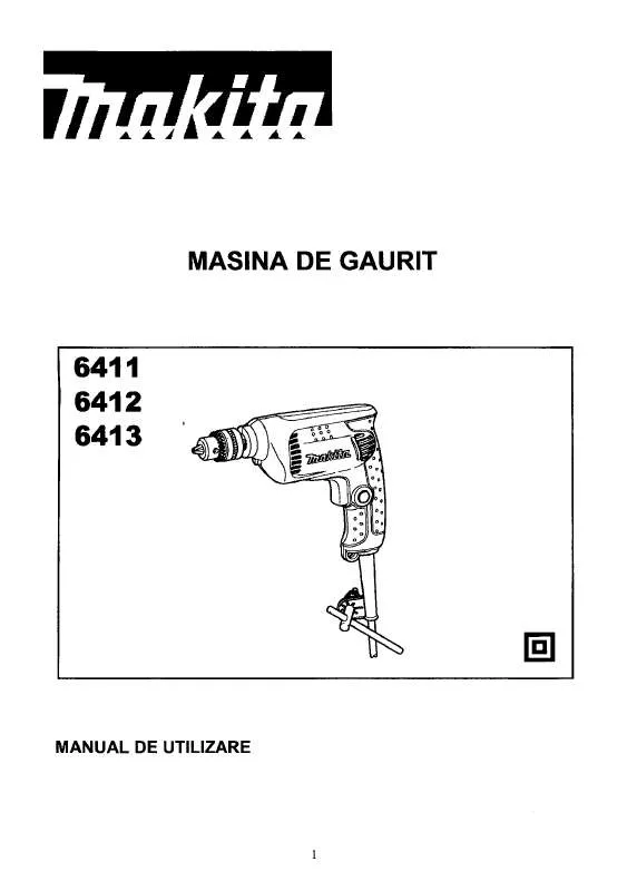 Mode d'emploi MAKITA 6411