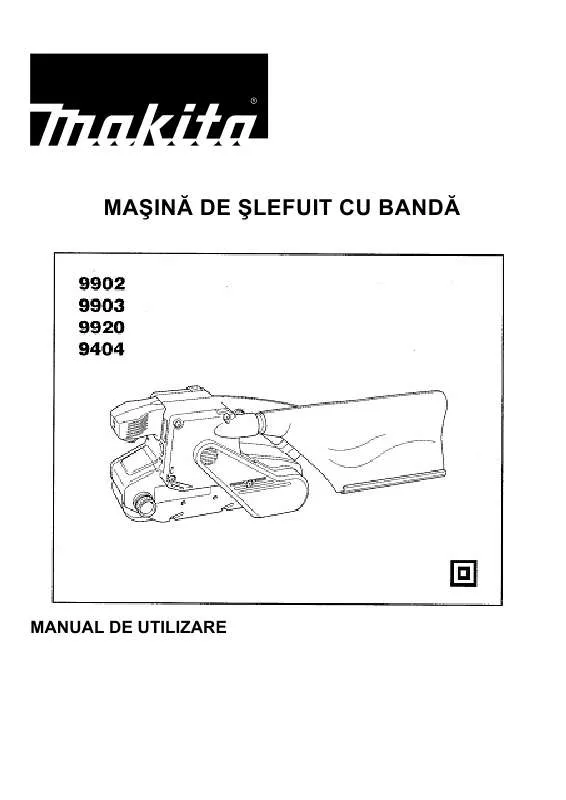 Mode d'emploi MAKITA 9903