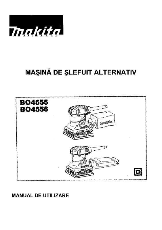 Mode d'emploi MAKITA BO4556