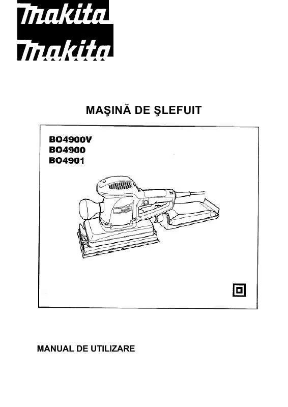 Mode d'emploi MAKITA BO4900