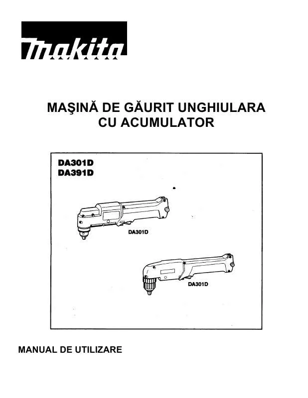 Mode d'emploi MAKITA DA301D