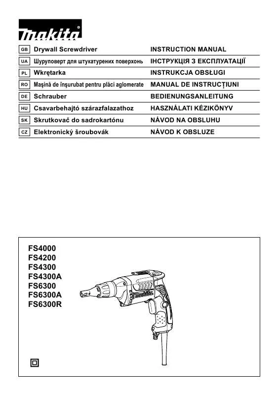 Mode d'emploi MAKITA FS4000