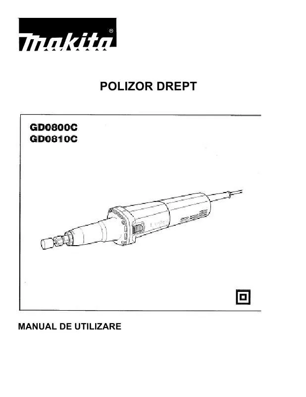 Mode d'emploi MAKITA GD0800C