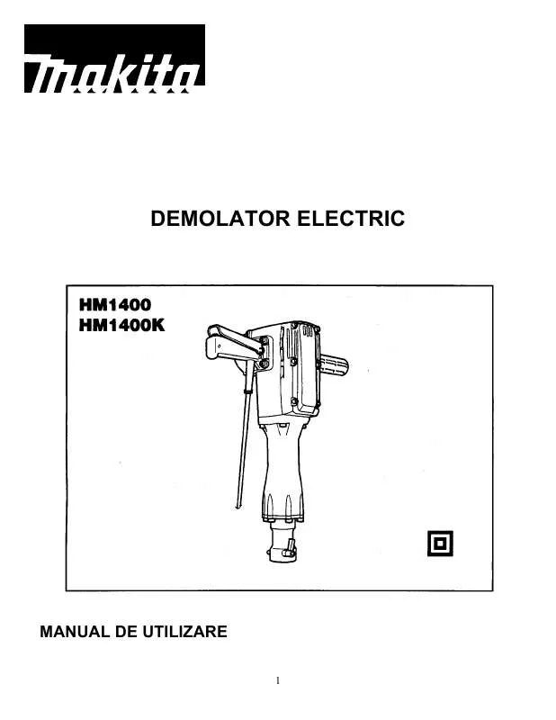 Mode d'emploi MAKITA HM1400