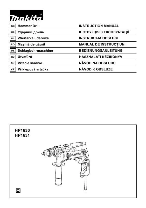 Mode d'emploi MAKITA HP1630