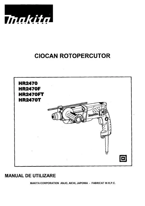 Mode d'emploi MAKITA HR2470F