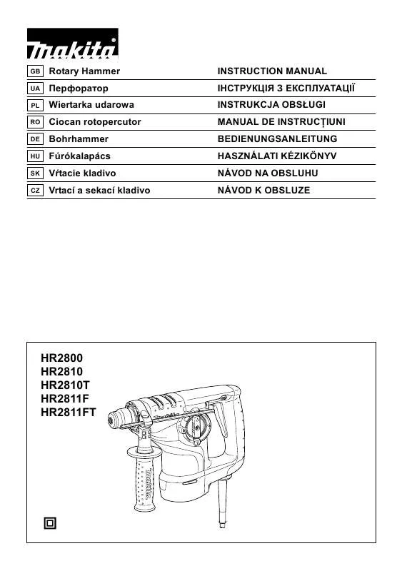 Mode d'emploi MAKITA HR2800