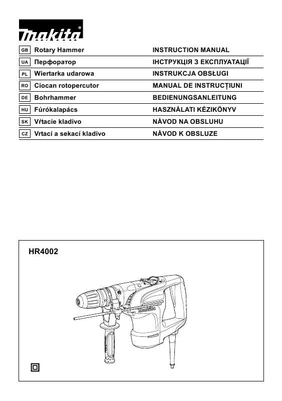 Mode d'emploi MAKITA HR4002