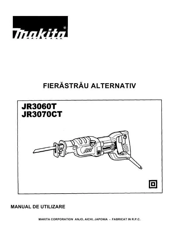 Mode d'emploi MAKITA JR3070CT