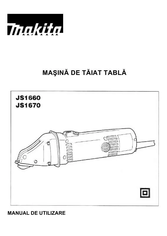 Mode d'emploi MAKITA JS1660