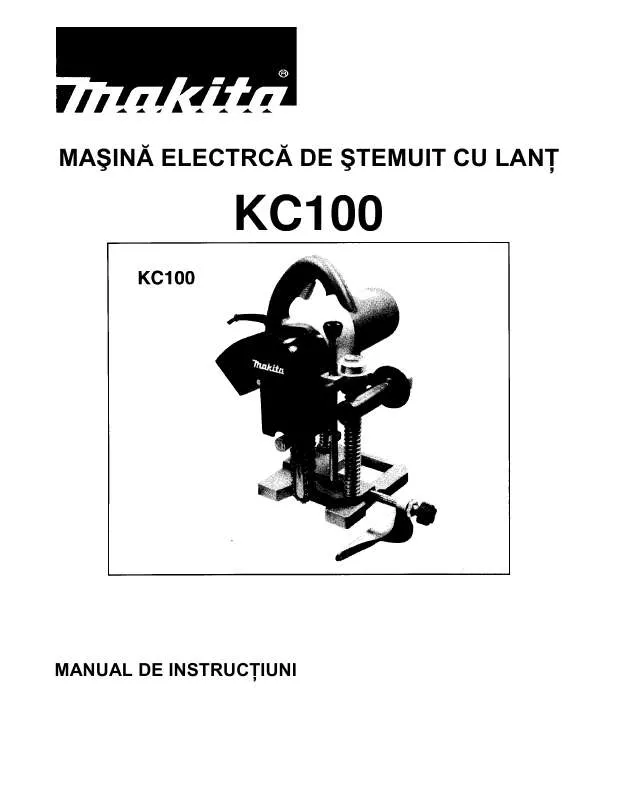 Mode d'emploi MAKITA KC100