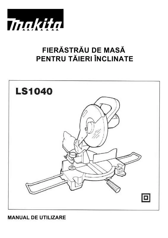 Mode d'emploi MAKITA LS1040