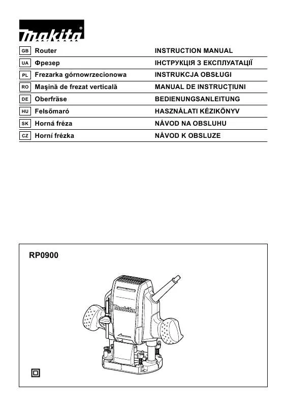 Mode d'emploi MAKITA RP0900