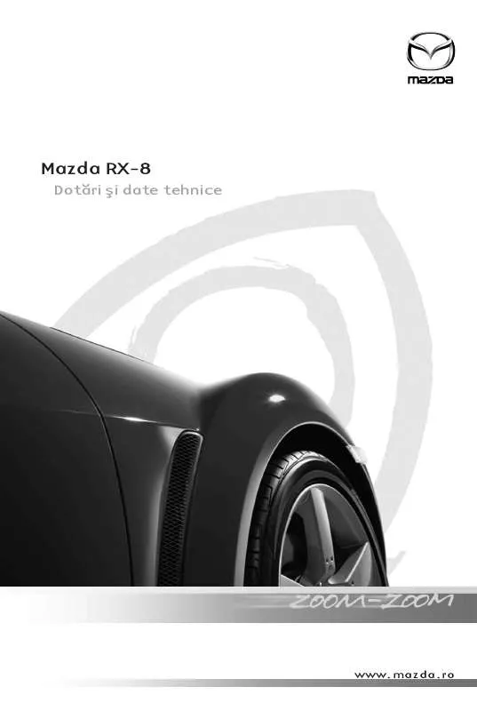 Mode d'emploi MAZDA RX-8